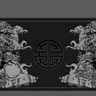 [GB] Stone Lion Deskmat