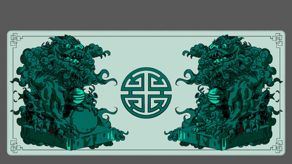 [GB] Stone Lion Deskmat