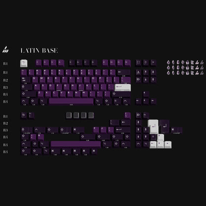 PBTfans Purpurite ABS Keycap Set