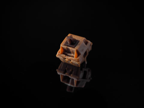 Gateron Cap Golden Brown V2 Tactile Switches