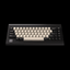 Top view of Vortex PC66 66-key Keyboard in Black