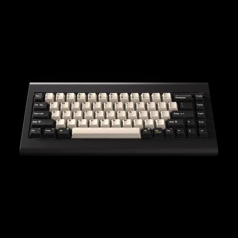 Top view of Vortex PC66 68-key Keyboard in Black