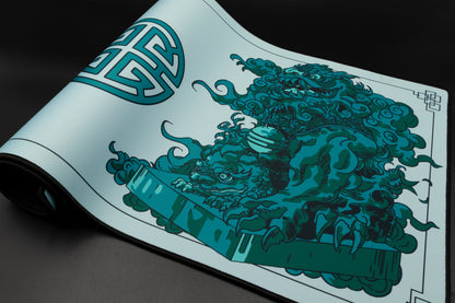 Full image of Jadeite - Stone Lion Deskmat