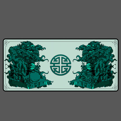 Full render of Jadeite - Stone Lion Deskmat