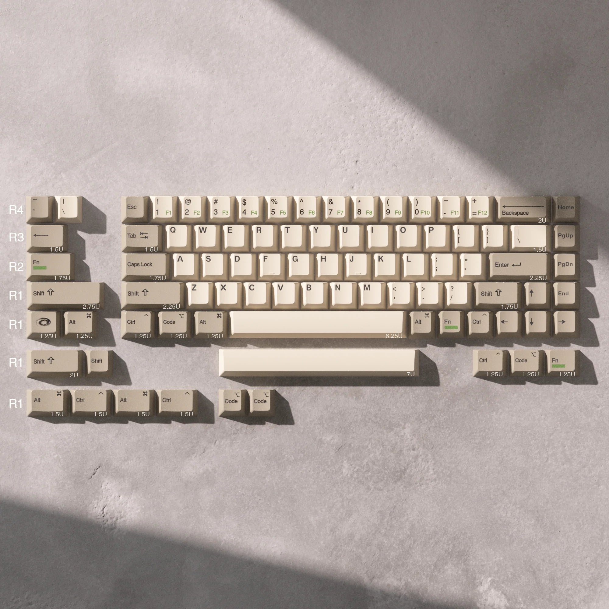 Vortex VTK 9009 PBT Dye-sub Keycaps