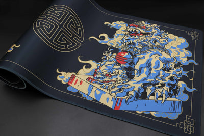 Bismuth - Stone Lion Deskmat