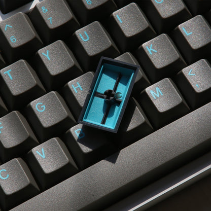 Closeup of ENJOYPBT (ePBT) Sky Dolch ABS Doubleshot Keycap Set
